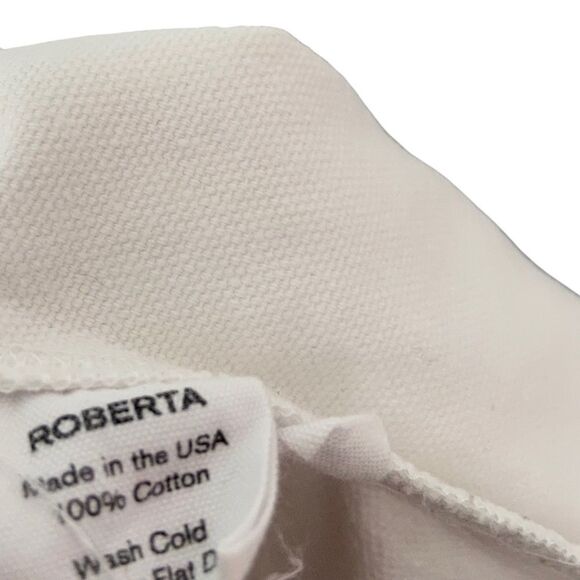 Roberta White Georgia Button Down Made in USA Size Medium - Picture 12 of 13